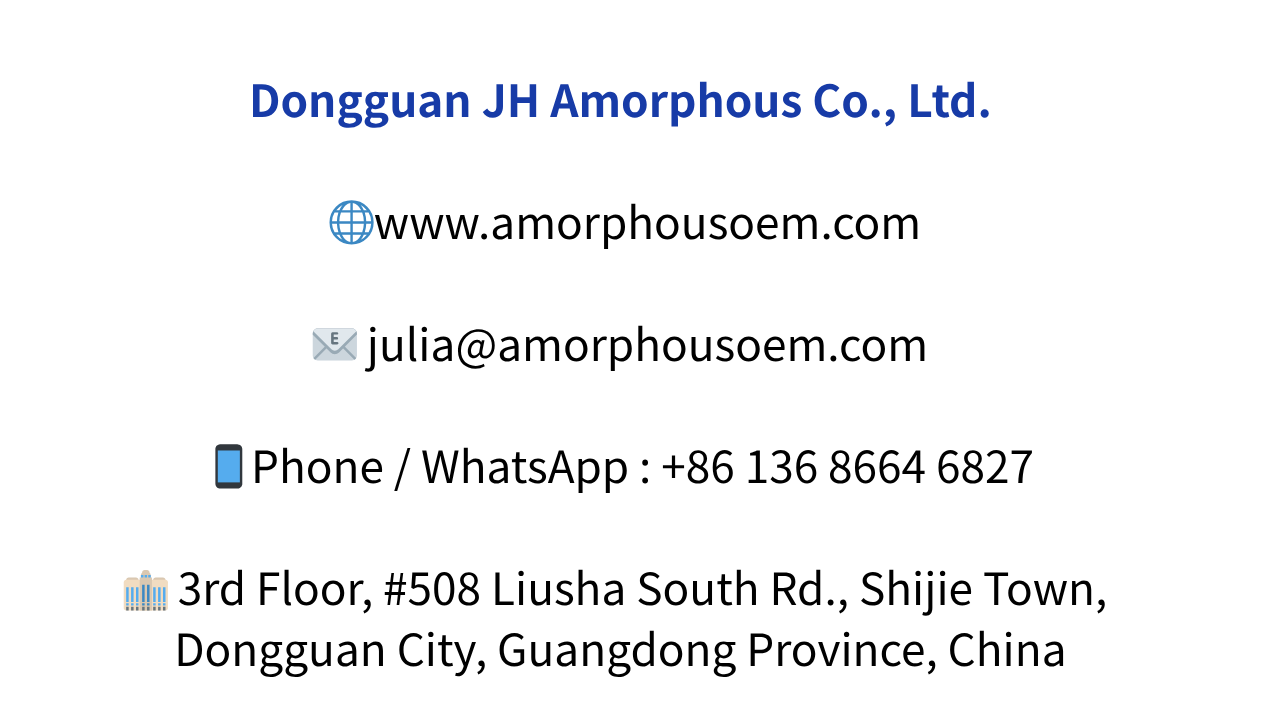 amorphous core factory