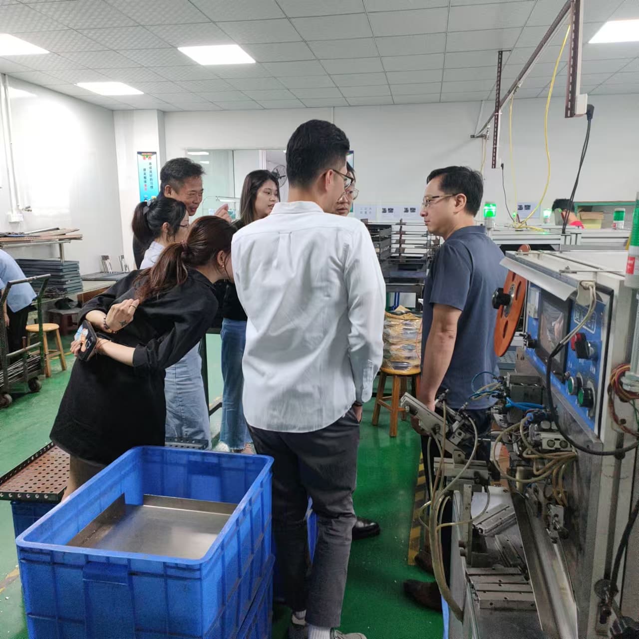 Taiwanese Electronics Company Visits Dongguan JH Amorphous for Factory Audit